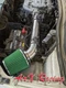 AirX Racing Black-Green For 2PC 2005-2006 Honda Odyssey 3.5 V6 Air Intake Kit