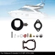 398453 Carburetor Carb Kit w. Float Fit For Johnson Evinrude 9.9 15 HP 1974-1988