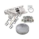 SBF Ford 302 Edelbrock 2121 intake w/Gaskets, 750cfm 1407, & Air Cleaner Combo