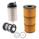 Fuel Filter P551005 Oil Filter Kit Fit Freightliner Cascadia DD13 DD15 16 PF9908