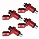 Fuel Injector 6FP-13761-00-00 For Yamaha 115 HP 2014-2021 4 PCS