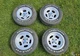 Set of 4 Vintage Cragar 4 Lug 13" Slotted Mag Wheels Mustang II 240z 4x100 4x4&frac12;"