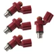 4X  6FP-13761-00-00 Fuel InjectorS For Yamaha Outboard 90HP 75HP 4 Stroke 16-22