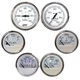 Faria KTF063 Chesapeake Tachometer Speedometer Volt Inboard Set - White SS