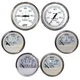 FARIA CHESAPEAKE WHITE SS BEZEL BOX SET OF 6 GAUGES - KTF063