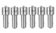 DLLA152P1077 Fuel Injector Nozzle for Volvo Penta 3829644 TAD1242GE TAD1240VE x6