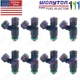 8Pcs Upgrade 8 Holes Fuel Injectors For MerCruiser MAG V8 861260T BOAT M