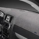 For Mercury Topaz 88-94 Dash Designs Dash-Topper Plush Velour Gray Dash Cover
