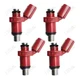 4 Pcs Fuel Injector 6FP-13761-00-00 For Yamaha 115 HP 2014-2021）