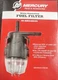 Mercury fuel water separator