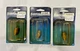 Sierra Brass Reducing Nipple, 1/8" x 1/4" NPT Hex, 18-8045, Lot of 3, NOS