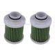 2X Fuel Filters 15412-92J00 For Suzuki DF150A DF200A DF175A DF100A Outboard
