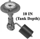 Moeller Swingarm Mechanical Sending Units, 10 Inch 035752-10 Marine