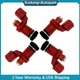 4 Fuel Injector For 16-22 Yamaha Outboard 75HP 90HP 6FP137610000 6FP-13761-00-00