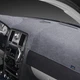 For Volvo XC70 12-16 Dash Designs Plush Velour Medium Gray Dash Cover