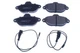 For DENCKERMANN ZAWIESZENIE B110183 BRAKE PADS
