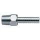 Moeller Aluminum Barb, 3/8" X 1/4" NPT