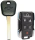 GM REPLACEMENT TRANSPONDER CHIP Chevy BowTie Logo KEY + Remote Fob M3N-32337100