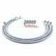 YAMAHA 1986 SRX 600 GALFER BRAIDED STAINLESS STEEL FRONT BRAKE LINE KIT