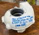 MAN MARINE DIESEL #5336-101-6490 TURBO HOUSING W/ INTERMEDIATE FLANGE
