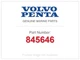 VOLVO PENTA 31, 40, 41 fuel hose (between fitting and feed pump) part # 845646