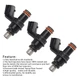 3PC 16450-ZZ5-003 Fuel Injector For HONDA BF50D BF40D 40HP 50HP Outboard