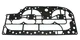 Mercury Mariner 80-125 HP 4 cyl Exhaust Gasket 521-27, 27-812775-5, 27-13461A90 Mercury Mariner 80-125 HP 4 cyl Exhaust Gasket 521-27, 27-812775-5, 27-13461A90