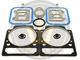 Crom&reg; Head Gasket Set for Volvo Penta MD11C MD11D 876376 875553 18-4342