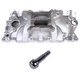 2703 Intake Manifold SBC w/ Oil Fill Tube For Chevy 262-400 55-86 Aluminum