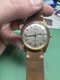 Timex Mercury White dial black hands 16050-02477 Runs! New Crystal New Band