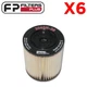 6 x 2040V30 Genuine Parker Racor Fuel Filter 900 Series 2040N-30, 2020-PM