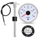 ARTILAURA Fuel Sending Unit & Gauge, 240-33ohms, 8" (200mm), White, Stainless St