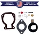 For Johnson Evinrude 9.9 HP 15 HP Carburetor Carb Kit w/ Float 398453 1974-1988