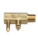  20651 Deluxe Fuel Connector Tank Fitting for Yamaha/Mercury/Mariner, Male, 