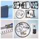 Mercruiser Crusader OMC Quadrajet Carburetor Rebuild Kit w/ Float Filter HD Pump