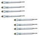 Set Of 8 Steel Diesel Glow Plugs ACDelco For Silverado 2500 HD Sierra 250 HD