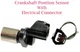 Crankshaft Position Sensor W/Connector Fits: ES300 ES330 RX300 RX330 RX400h
