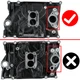 Marine 2BBL Intake Manifold Vortec 8 Bolt For Volvo Penta Mercruiser 4.3L V6 Eng