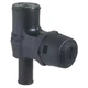 Attwood 90-Degree Standard Mount Fuel Tank Vent for 5/8" Hose - Black
