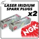 2x NGK SPARK PLUGS Part Number IZFR6F11 Stock No. 4095 Laser Iridium New Genuine
