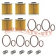 5pcs Oil Filters Change Kit & O-rings Springs Set For Kawasaki KX250 2019-2025