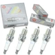 4pcs NGK 4095 Laser Iridium IZFR6F11 Motorcycle Spark Plug Tune Up Kit Set eg