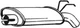 BOSAL 200-499 MUFFLER FOR RENAULT