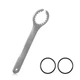 Nickel-Plated Fuel Water Separator Wrench for Yamaha 4-Strokes 150-350HP