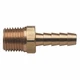 Moeller 033401-10 Marine Hose Barb, 1/4 NPT X 1/4 Brs M Thrd