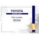 Genuine Toyota Return Tube Fuel Hose No.2 - Part No. 9533406065 (95334-06065)