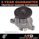 Fits Kia Rio Picanto Hyundai i10 i20 1.2 1.4 Blue Print Water Pump