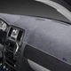For Mercury Topaz 88-94 Dash-Topper Plush Velour Medium Gray Dash Cover