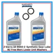 Sierra Synthetic Blend Gear Lube 18-9650-2 W/ FREE Mercury Drain Screw Gaskets