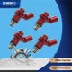 4X Fuel InjectorS 6FP-13761-00-00 For Yamaha Outboard 90HP 75HP 4 Stroke 16-22